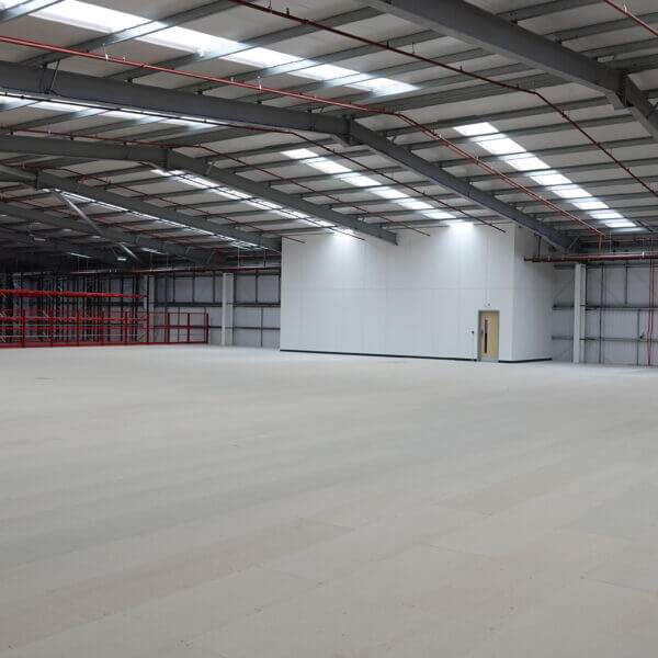 Industrial Partitioning in a large empty warehouse